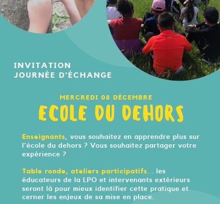 Journée d’échange LPO sur l’école du dehors, mercredi 8 décembre, Saint-Chamond